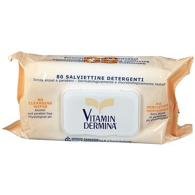 Vitamindermina salviette detergenti 80pz