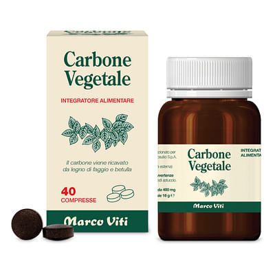 Carbone vegetale viti 40compresse