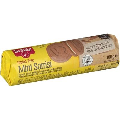 Schar mini sorrisi bisc. crema latte100g