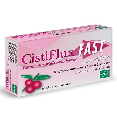 Cistiflux fast 14compresse masticabili 10.8g