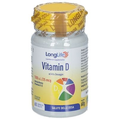 Long life vitamin d-3 1000ui 60cpr