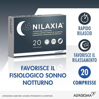 Nilaxia integr alim 20cpr
