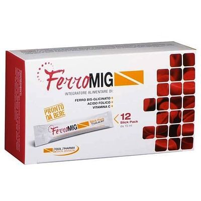 Ferromig integratore 12stick 15ml