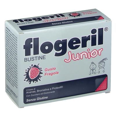 Flogeril junior gusto fragola 64g
