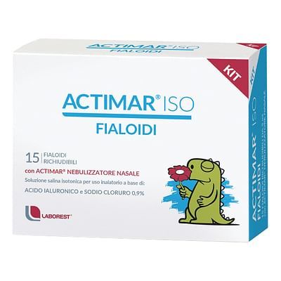 Actimar iso fialoidi kit 15 fiale da 5ml con nebulizzatore nasale
