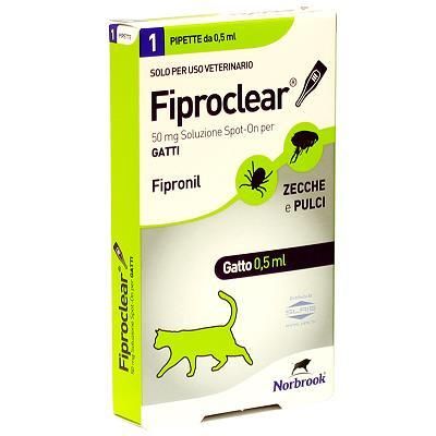 Fiproclear*spoton 1pip 50mg ga