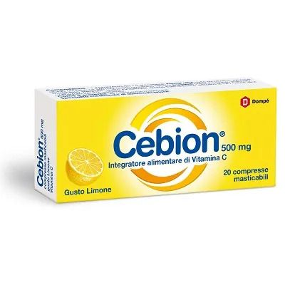 Cebion masticabile limone vit c 20cpr