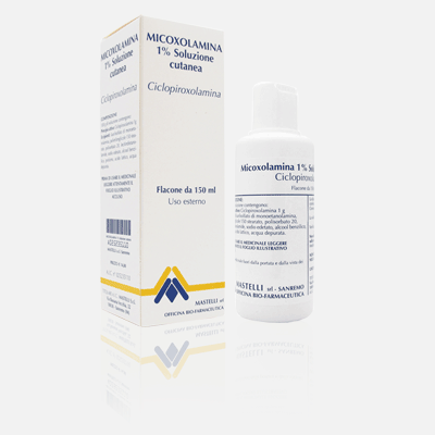 Micoxolami, 1% soluzione cutanea 1 flacone da 150ml