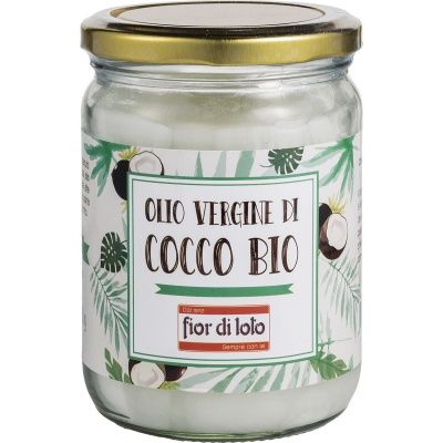 Fior di loto olio vergine di cocco bio 410g
