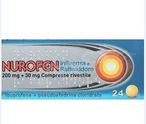 Nurofen influen raffre, 200mg + 30mg compresse rivestite