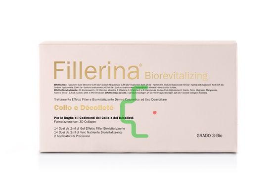 Fillerina biorevitalizing collo e decollete' effetto filler grado 5