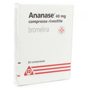 Ananase 40mg 20 compresse rivestite