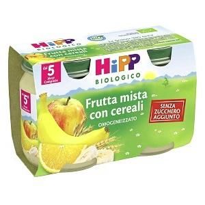 Hipp bio omog frutta/crl2x125g