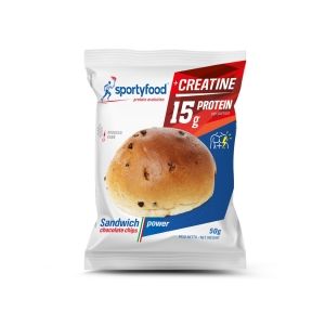 Sporty food sandwich chocolate chips 50g