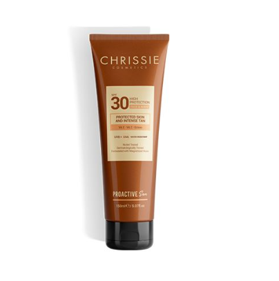 CHRISSIE Proactive Sun Protezione Alta SPF30 Viso e Corpo Crema 150 ml