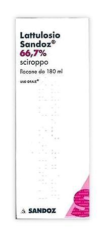 Lattulosio sandoz sciroppo flacone 180ml