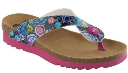 Scholl kenna synthetic d blu/multi 41