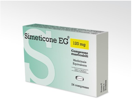 Simeticone , 120mg compresse masticabili 24 compresse