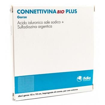 Connettivina bio plus garza 10x10cm 10 pezzi