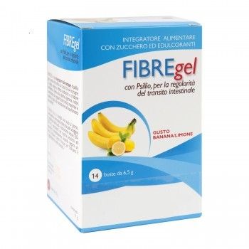 Nutrifarma fibregel banana/limone 14 buste
