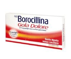 Neoboro gola, 8,75mg pastiglie senza zucchero gusto menta 16 pastiglie