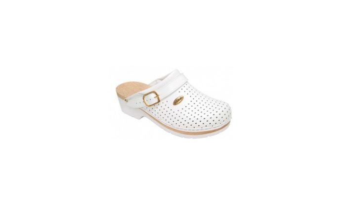 Scholl CLOG S/COMF.B/S CE BYCAST UNISEX WHITE WOODS BIANCO 37