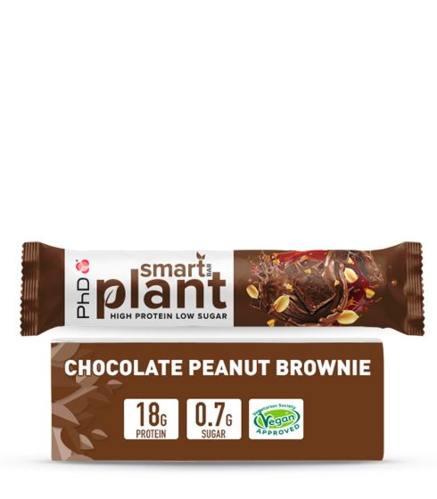 PhD Smart Plant Chocolate Peanut Brownie 64g