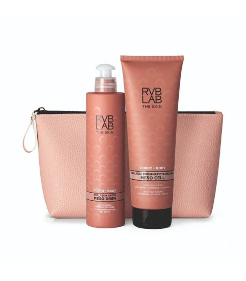 Rvb Lab Kit Meso Body Sali Di Epsom 250ml + Limo Crema 250ml + Pochette