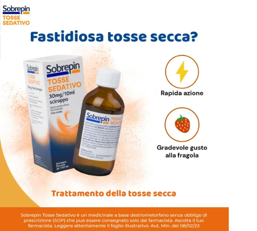 Sobrepin Tosse Sedativo* Sciroppo 150ml 30mg/10ml