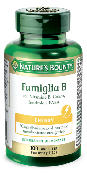 Nature's bounty famiglia b 100 tavolette