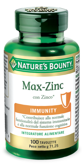 Nature's bounty max zinc 100 tavolette