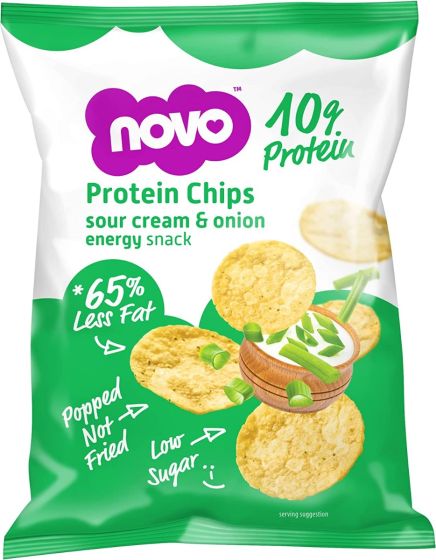 Novo Nutrition Protein Chips Sour Cream & Onion 30g