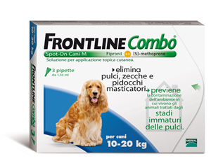Frontline spot-on cane medi 10-20kg 3 pezzi