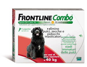 Frontline combo spot on pipette per cani superiori a 40 kg