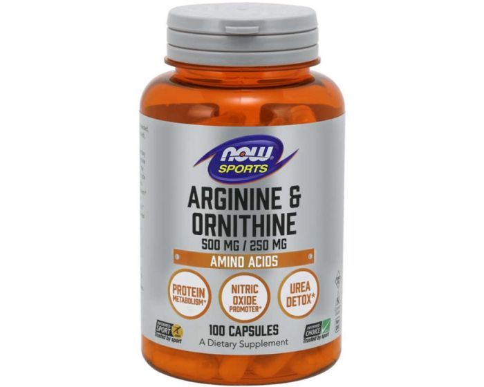 Now Foods Arginina Ornitina 100 Capsule