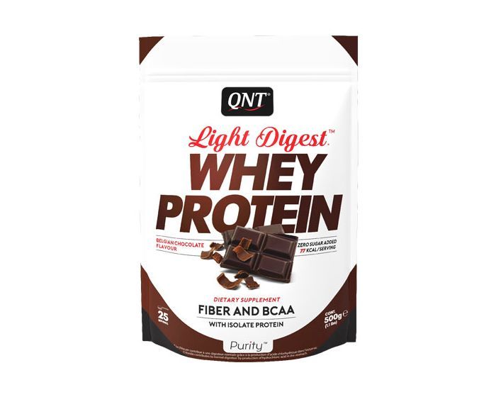 Qnt Light Digest Whey Protein Cioccolato Belga 500g