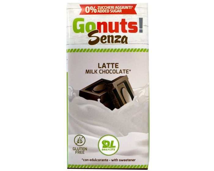 Daily life go nuts! senza tavoletta di cioccolato al latte 75g