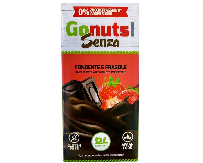 Daily life go nuts! senza tavoletta di cioccolato fondente e fregole 75g