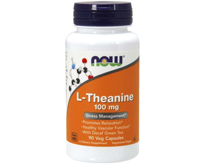 Now Foods L-Theanine 100mg 90 Capsule