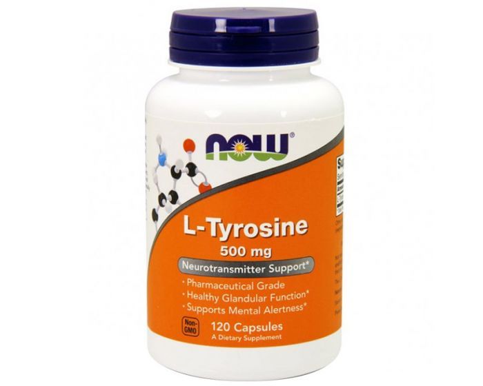 Now Foods L-Tyrosina 500mg 120 Capsule