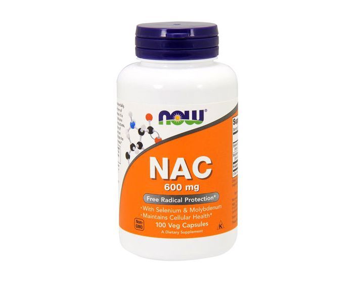 Now Foods Nac 600mg 100 capsule vegetali