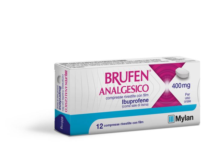 Brufen analgesico 400mg compresse rivestite con film 12 compresse