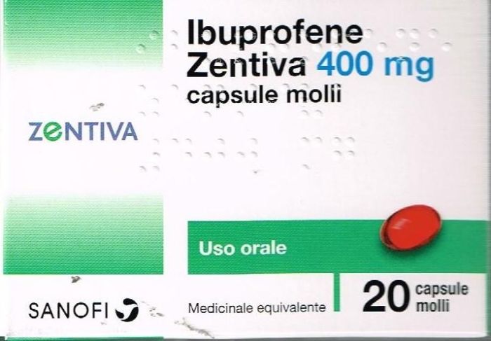 Ibuprofene zentiva 20 capsule 400mg