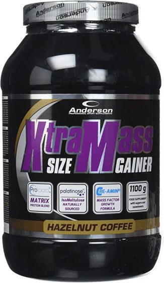 Anderson xtramass size gainer noc/caf 1,1 kg
