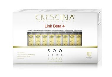 Crescina link beta 4 500 uomo 40 fiale