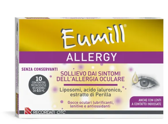 Eumill Allergy Gocce Oculari 10 Flaconcini Da 0,5ml