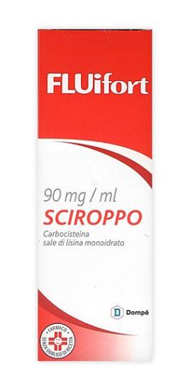 Fluifort 9% Carbocisteina Sciroppo Mucolitico 200 ml Con Misurino