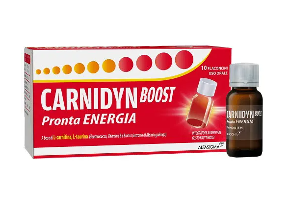 Carnidyn Boost Pronta Energia 10 Flaconcini