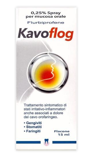 Kavofl, 0,25% spray per mucosa orale flacone da 15ml
