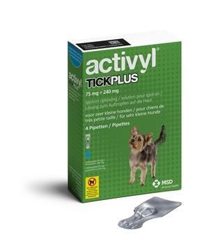 Activyl tickplus*4p 0,5ml1-5kg